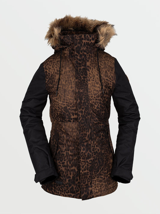 Fawn Isolierte Schneejacke - Black Combo