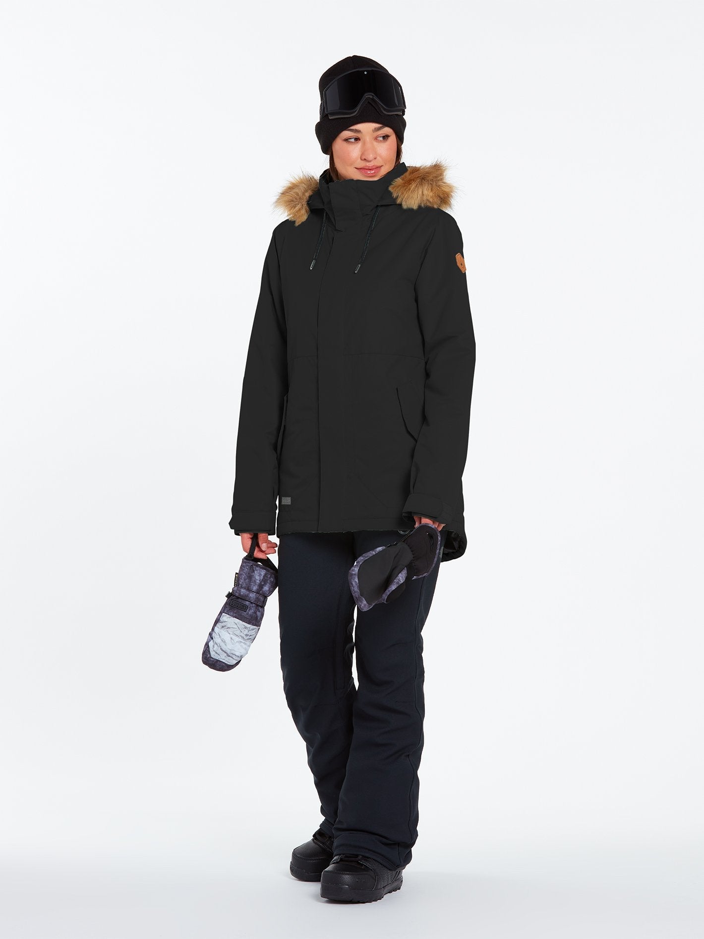 Fawn Insulated Snow Jacket - BLACK