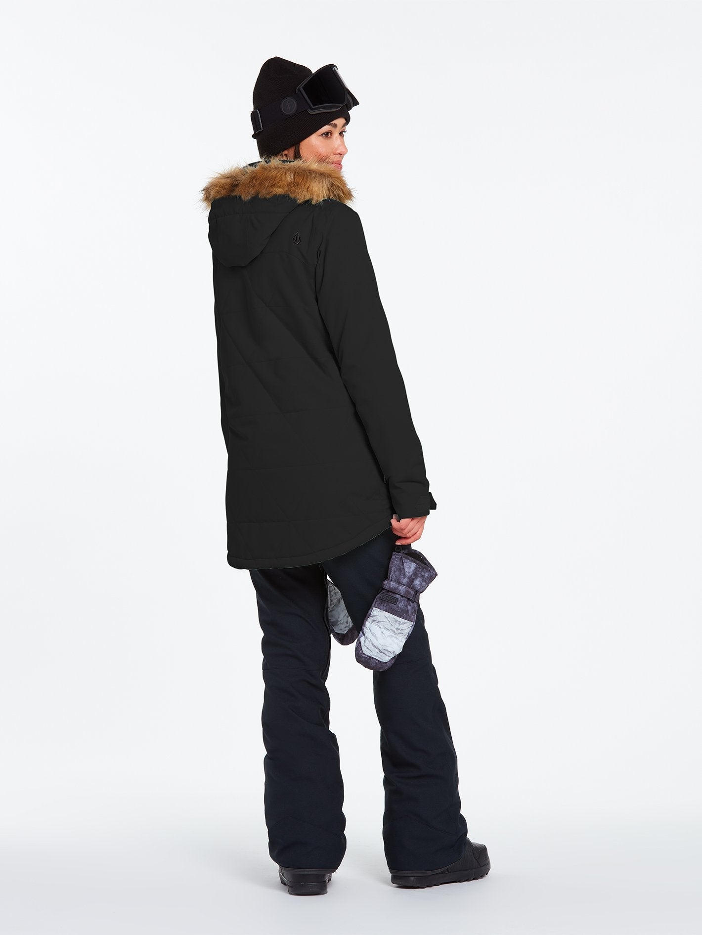 Fawn Insulated Snow Jacket - BLACK
