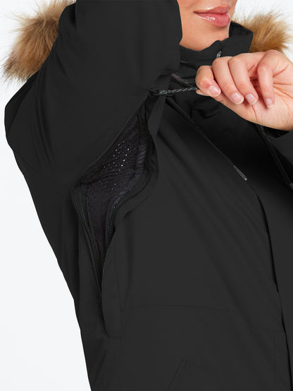 Fawn Insulated Snow Jacket - BLACK