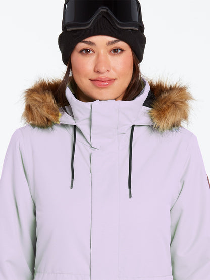 Fawn Isolierte Schneejacke – LAVENDEL