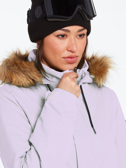 Fawn Isolierte Schneejacke – LAVENDEL