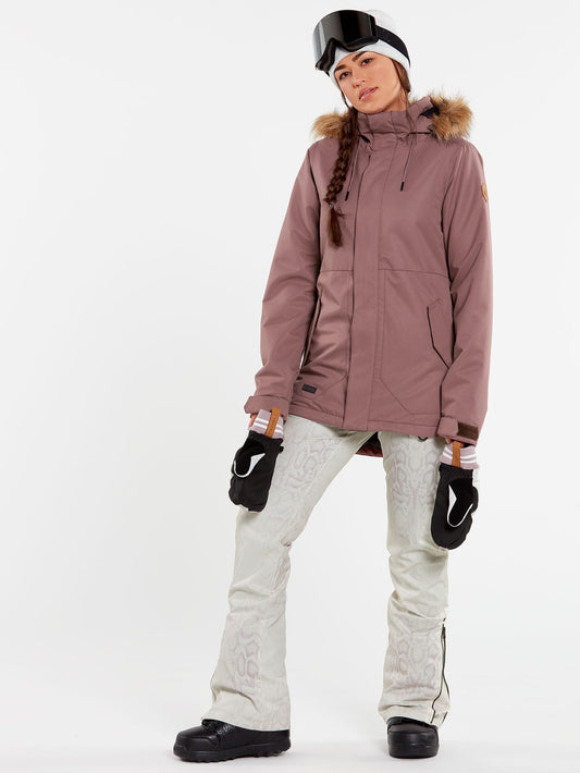 Fawn Isolierte Schneejacke - Rose Wood