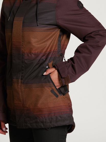 Fawn Isolierte Schneejacke - Rose Wood