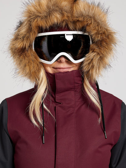 Fawn Isolierte Schneejacke - EISVIOLETT