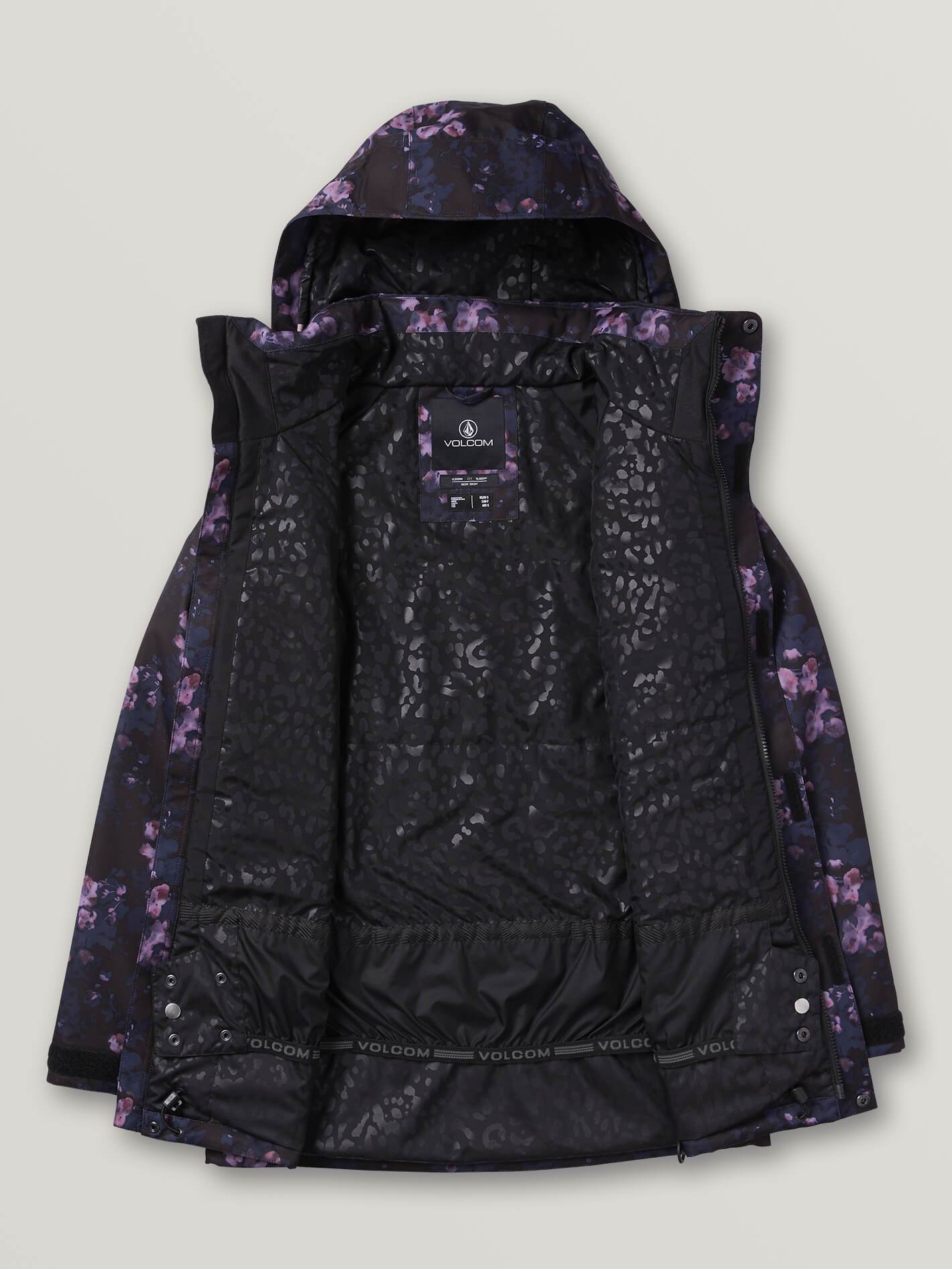 Veste De Snow Westland Isolante - BLACK FLORAL PRINT
