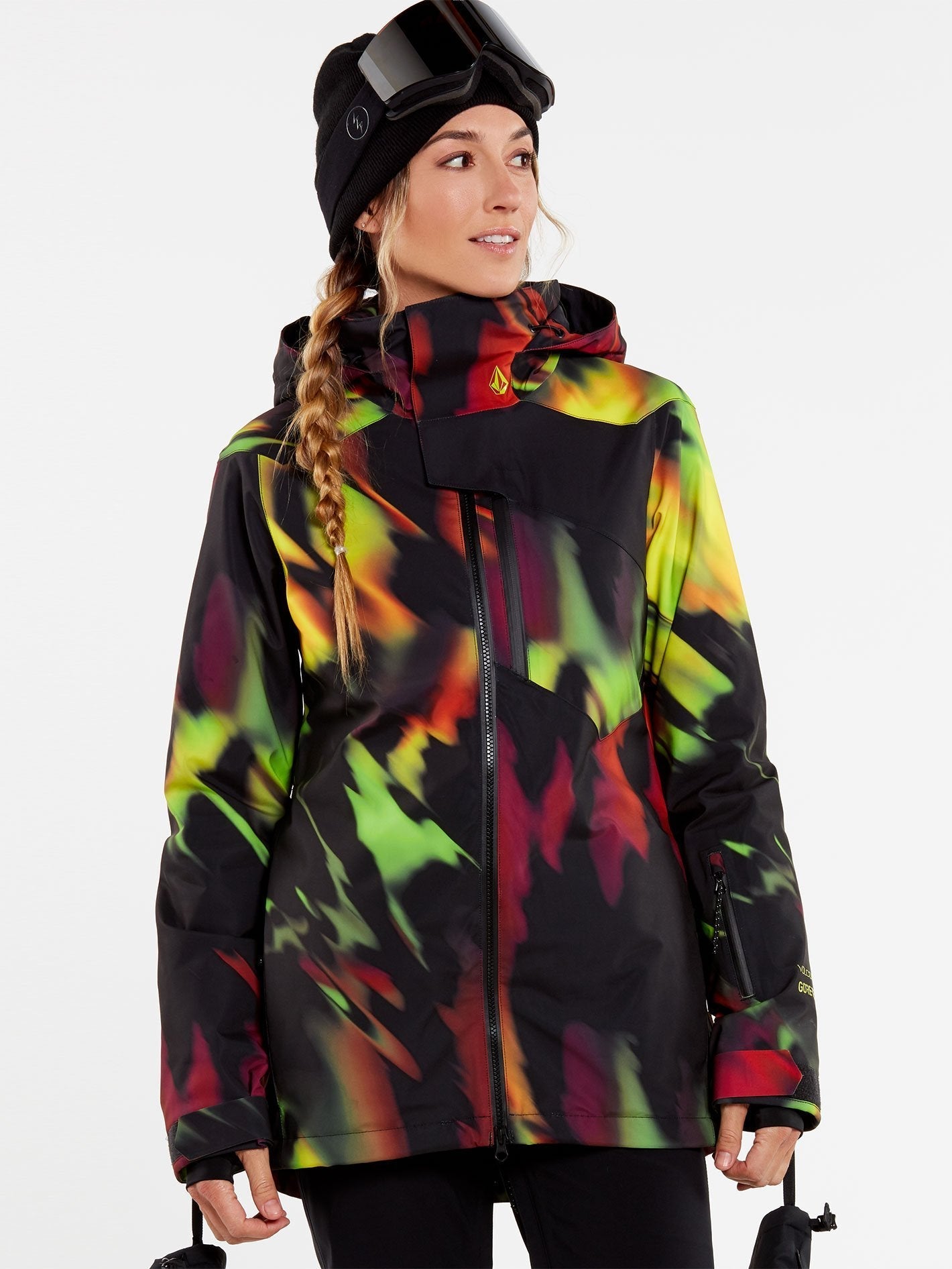 3D Stretch GORE-TEX Snow Jacket - Acid Yellow