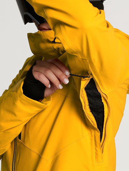 3D Stretch GORE-TEX Snow Jacket - Acid Yellow