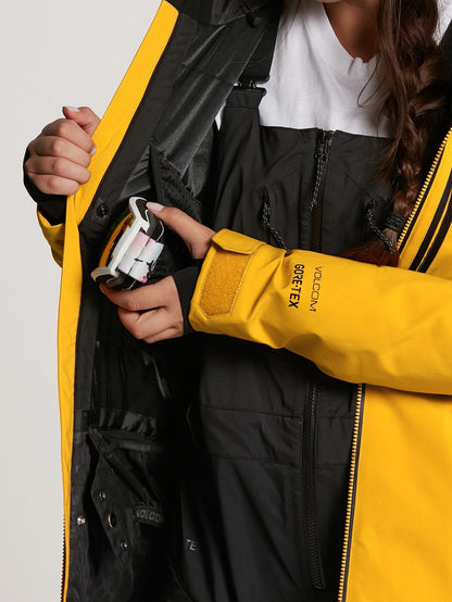 3D Stretch GORE-TEX Snow Jacket - Acid Yellow
