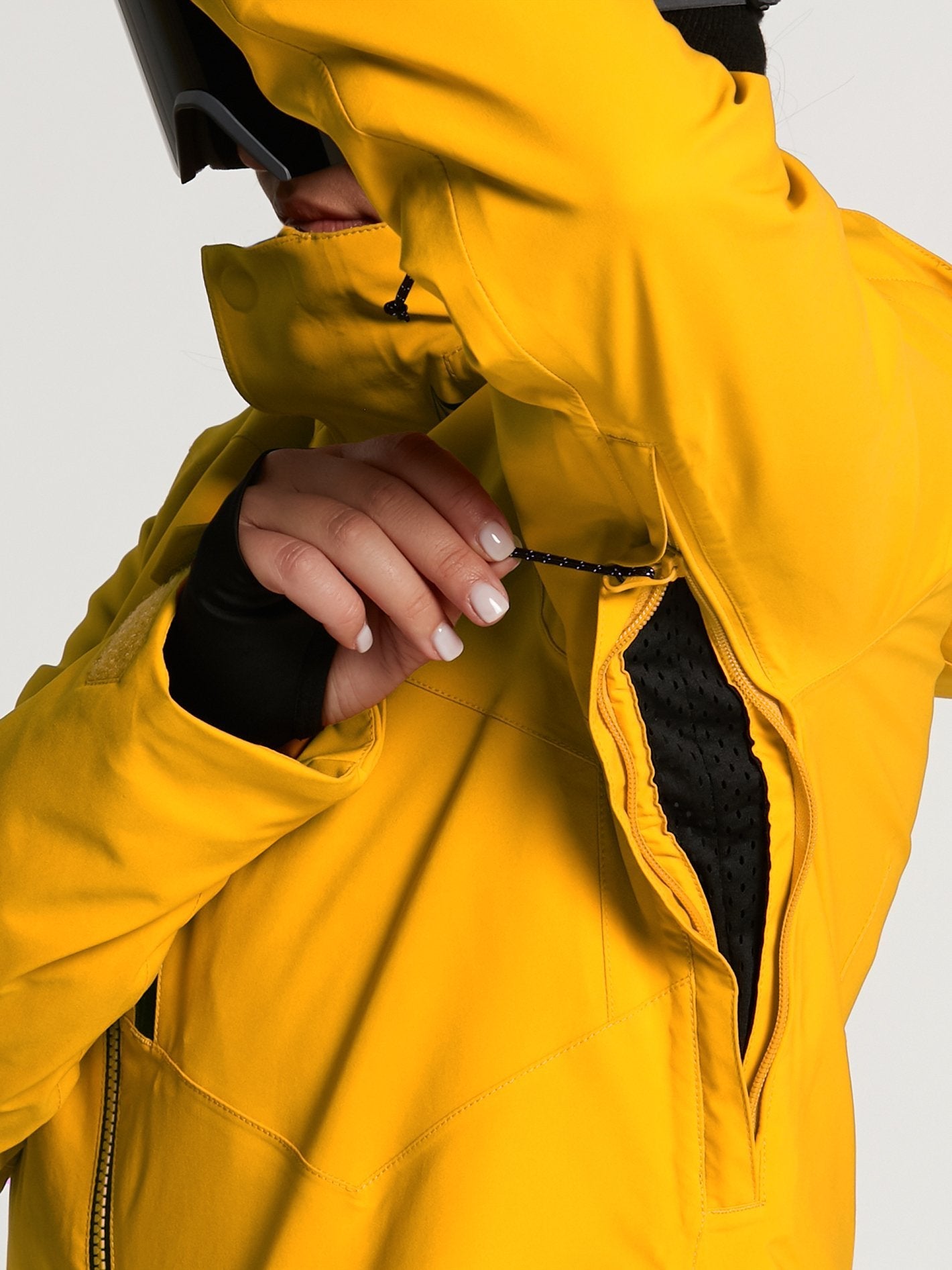 3D Stretch GORE-TEX Schneejacke - Schwarz