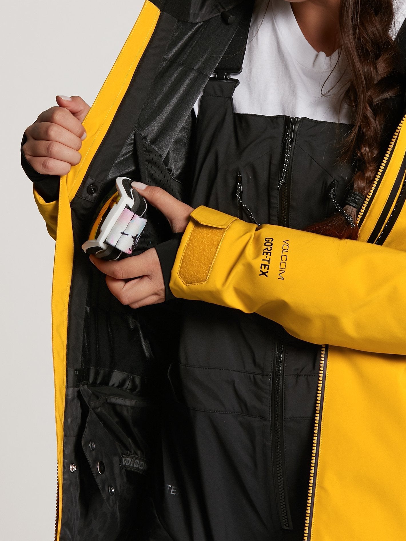 3D Stretch GORE-TEX Schneejacke - Schwarz
