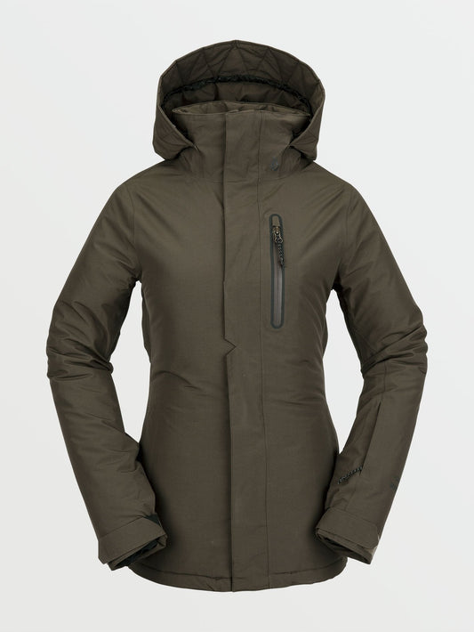 Eva Insulated GORE-TEX Schneejacke - Schwarz Militär