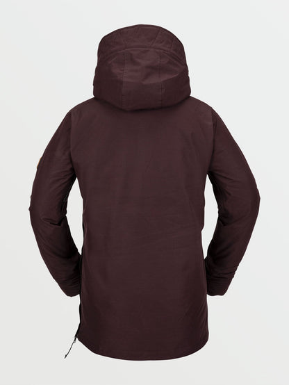 Fern Isolierte GORE-TEX Pullover-Schneejacke - Schwarz Rot
