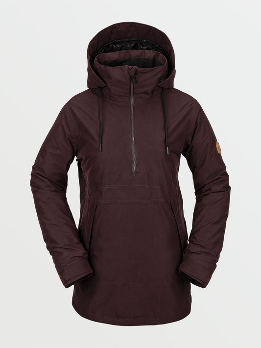 Fern Isolierte GORE-TEX Pullover-Schneejacke - Schwarz Rot