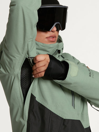 Fern Insulated GORE-TEX Pullover Snow Jacket - Leopard