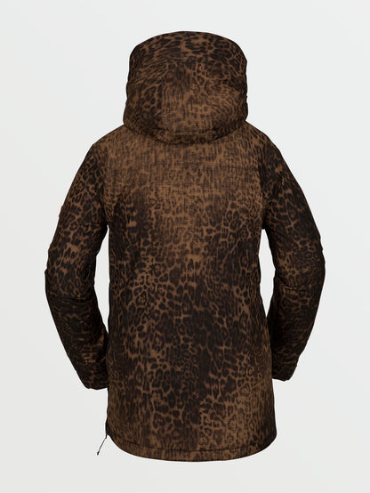 Fern Insulated GORE-TEX Pullover Snow Jacket - Leopard