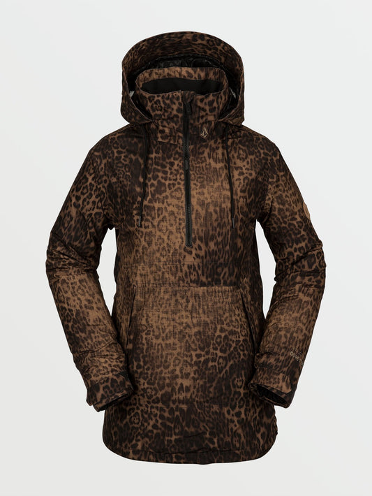 Fern Isolierte GORE-TEX Pullover-Schneejacke – Leopard