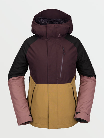 Aris Insulated GORE-TEX Snow Jacket - Black Red