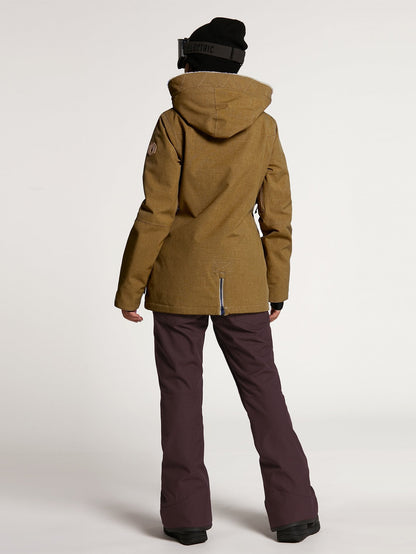 Shrine Insulated Snow Jacket - Black Red