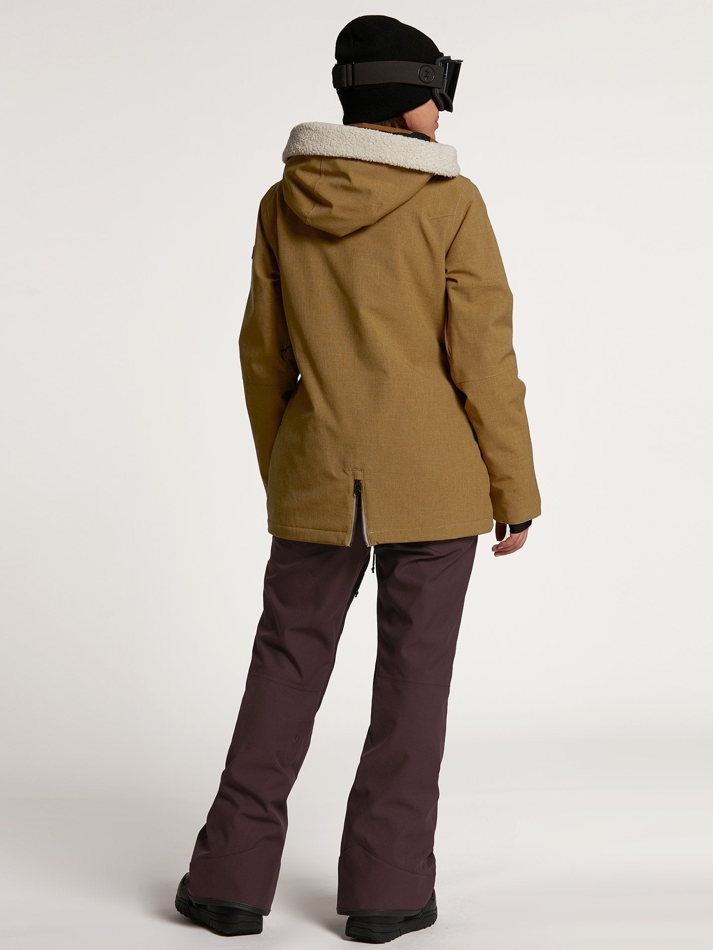 Shrine Insulated Snow Jacket - Black Red