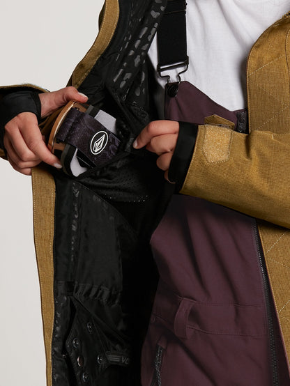 Shrine Insulated Snow Jacket - Black Red