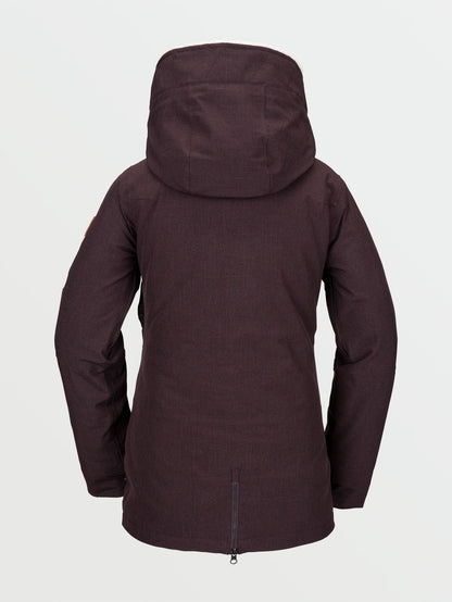 Shrine Insulated Snow Jacket - Black Red