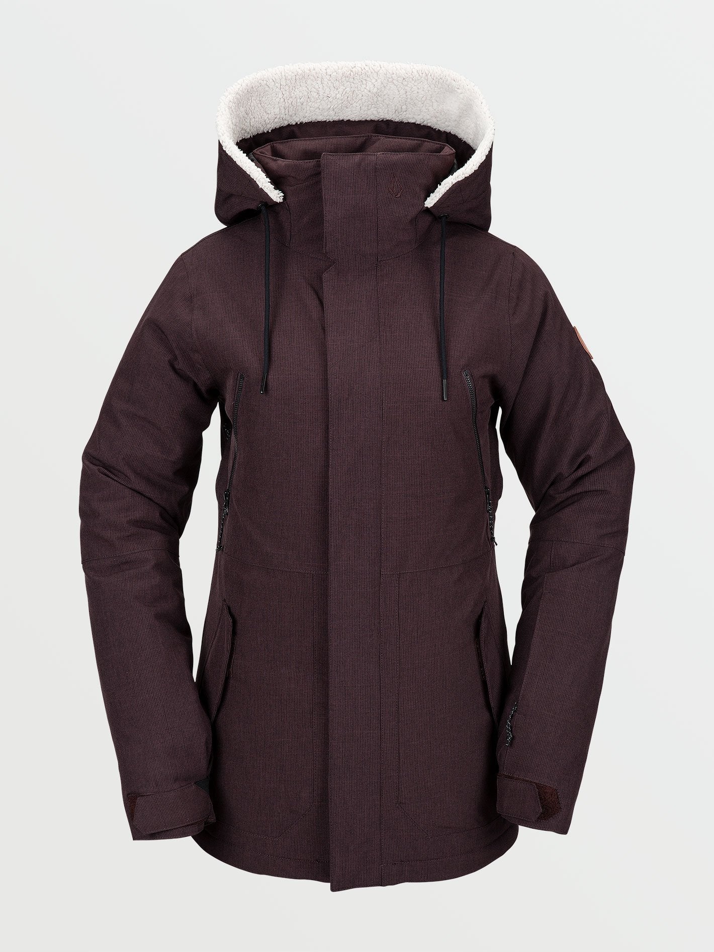 Shrine Insulated Snow Jacket - Black Red