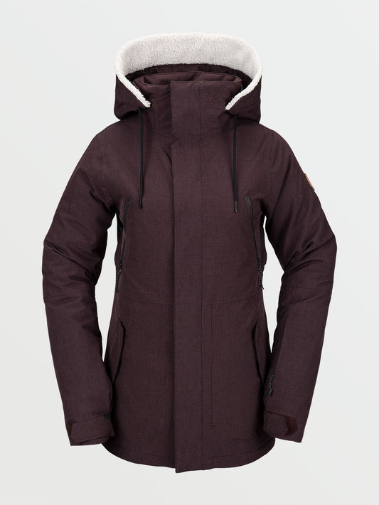 Shrine Isolierte Schneejacke - Schwarz Rot
