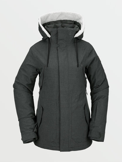 Shrine Isolierte Schneejacke – Dunkelgrau