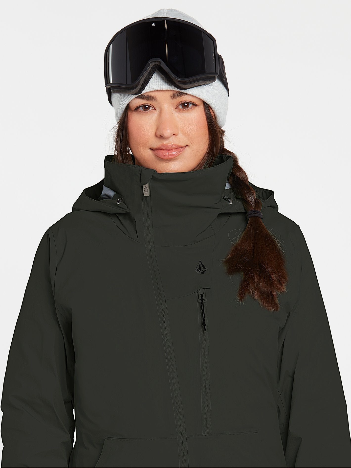 Nya Tds Inf Gore-Tex Schneejacke - SCHWARZ GRÜN