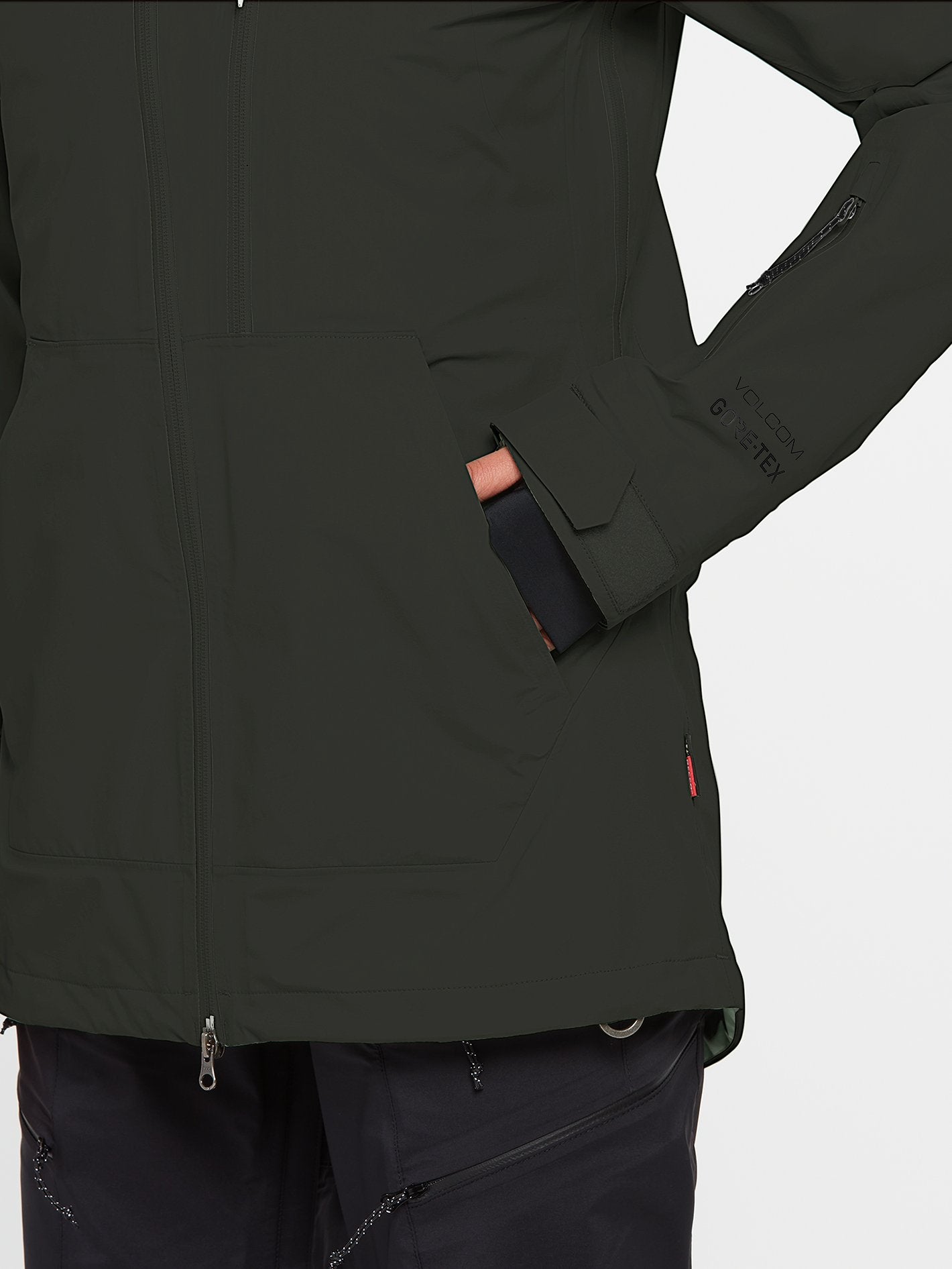 Nya Tds Inf Gore-Tex Schneejacke - SCHWARZ GRÜN