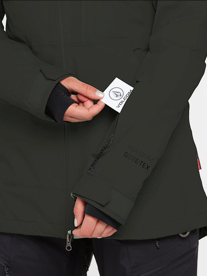 Nya Tds Inf Gore-Tex Schneejacke - SCHWARZ GRÜN