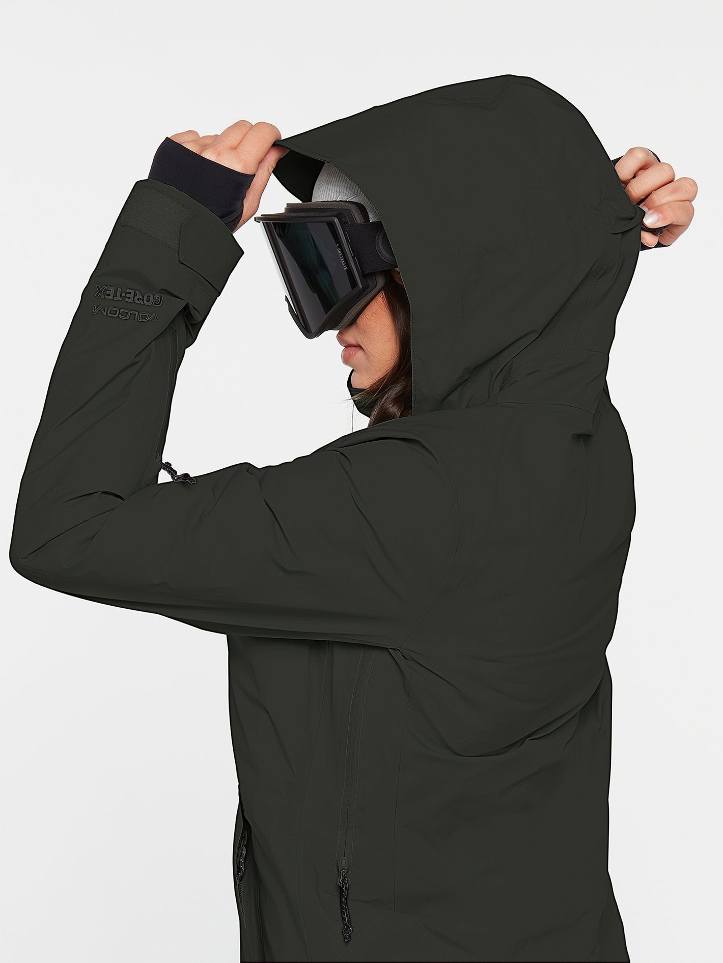 Nya Tds Inf Gore-Tex Schneejacke - SCHWARZ GRÜN