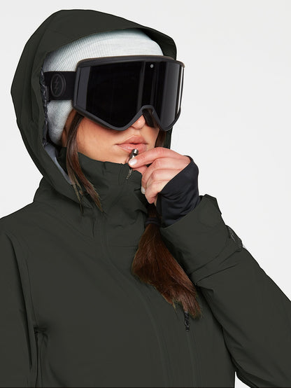 Nya Tds Inf Gore-Tex Schneejacke - SCHWARZ GRÜN