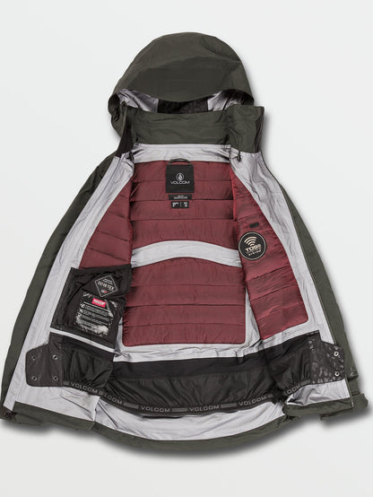 Nya Tds Inf Gore-Tex Schneejacke - SCHWARZ GRÜN
