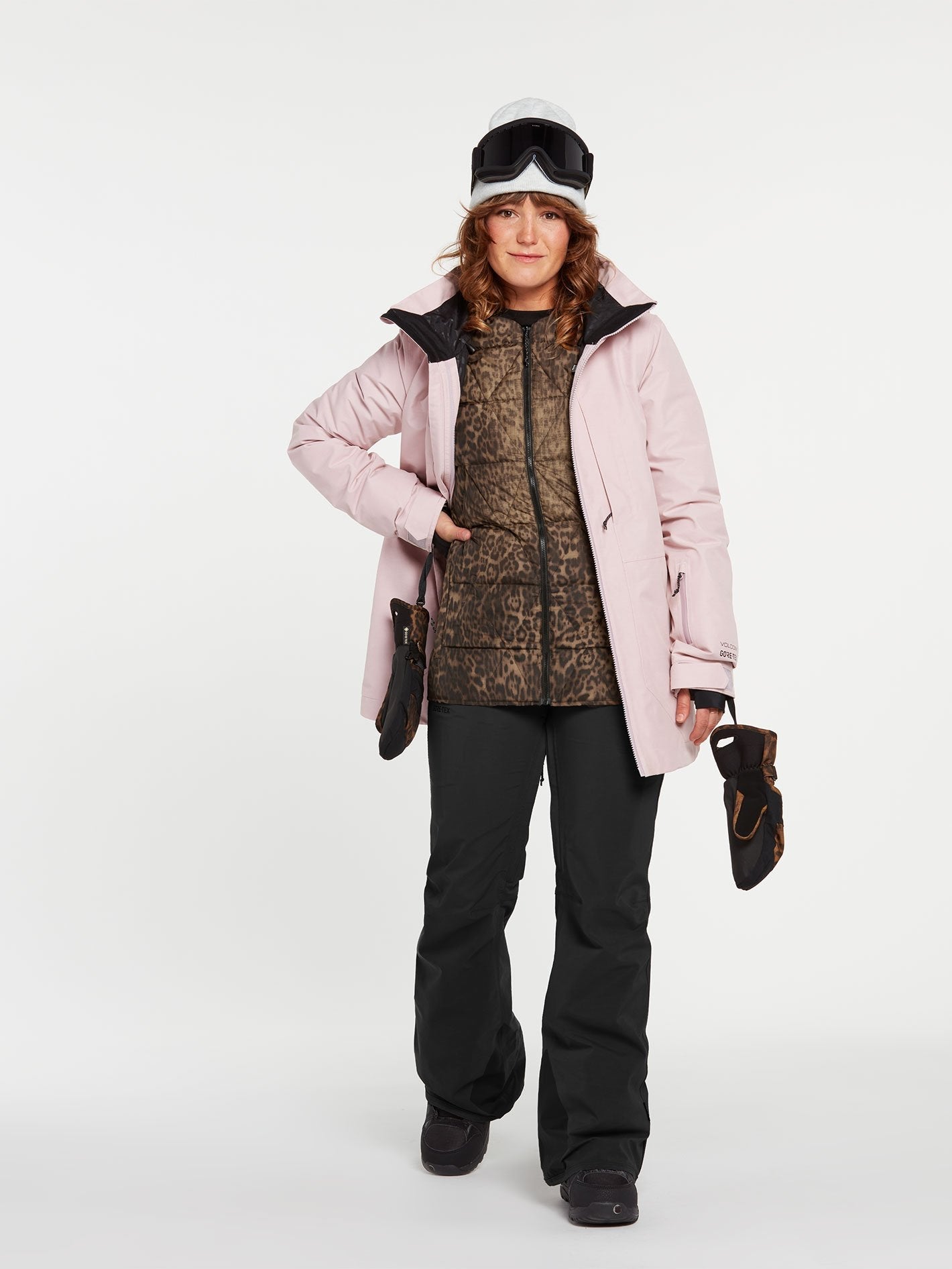 Iris 3-in-1 Gore-Tex Schneejacke - HAZEY PINK
