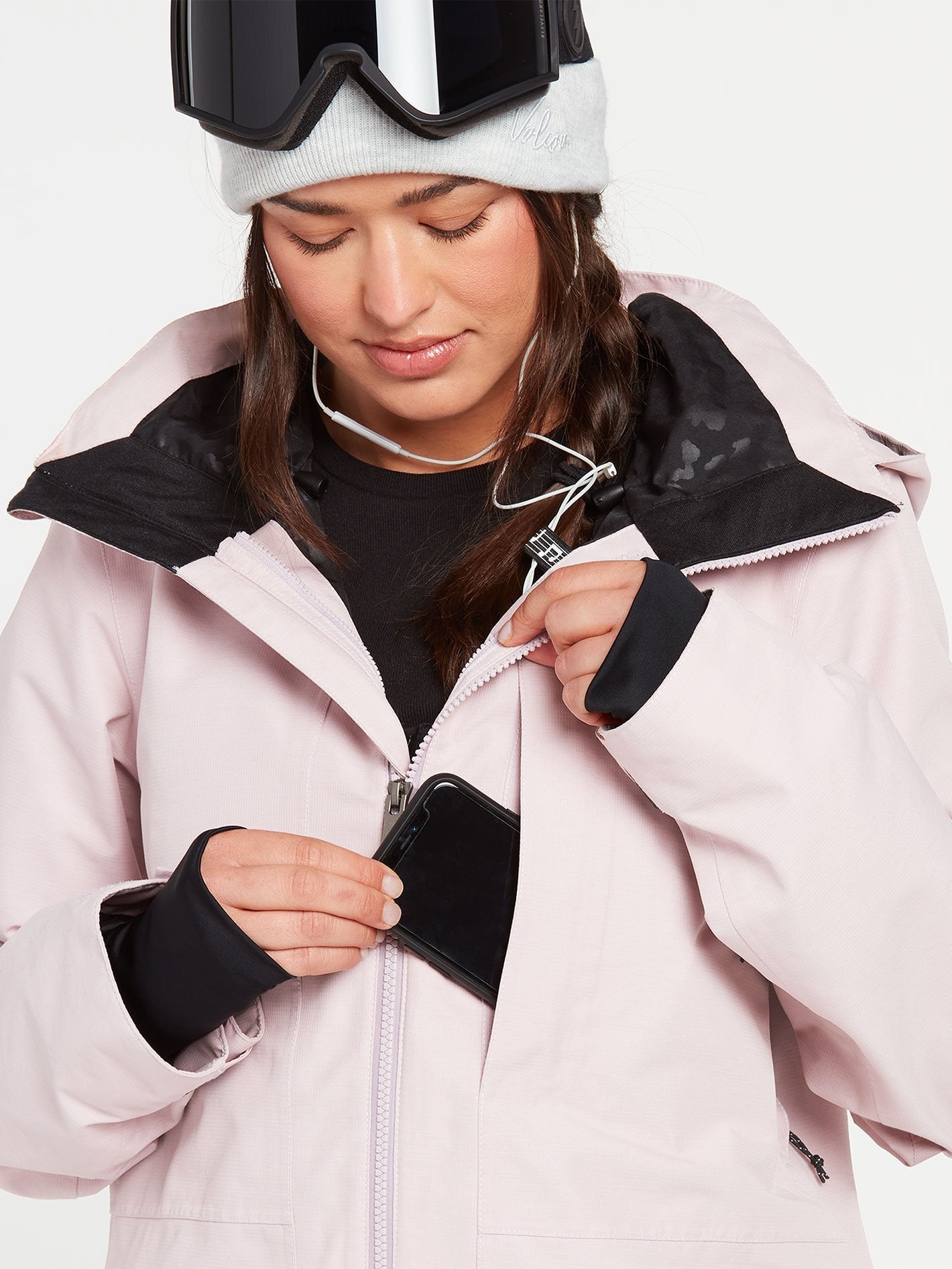 Iris 3-in-1 Gore-Tex Schneejacke - HAZEY PINK