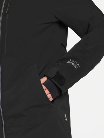 3D Stretch Gore-Tex Schneejacke – SCHWARZ