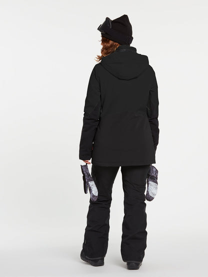 3D Stretch Gore-Tex Schneejacke – SCHWARZ