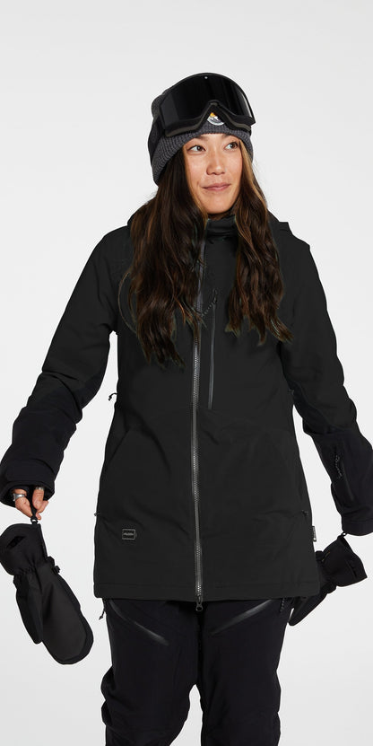 3D Stretch Gore-Tex Schneejacke – SCHWARZ