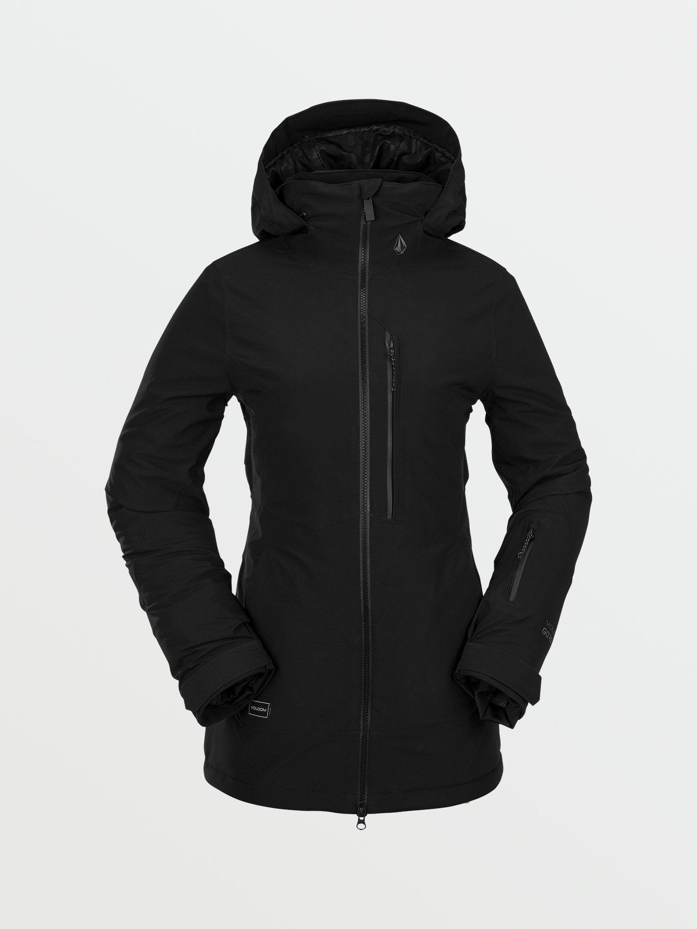 3D Stretch Gore-Tex Schneejacke – SCHWARZ