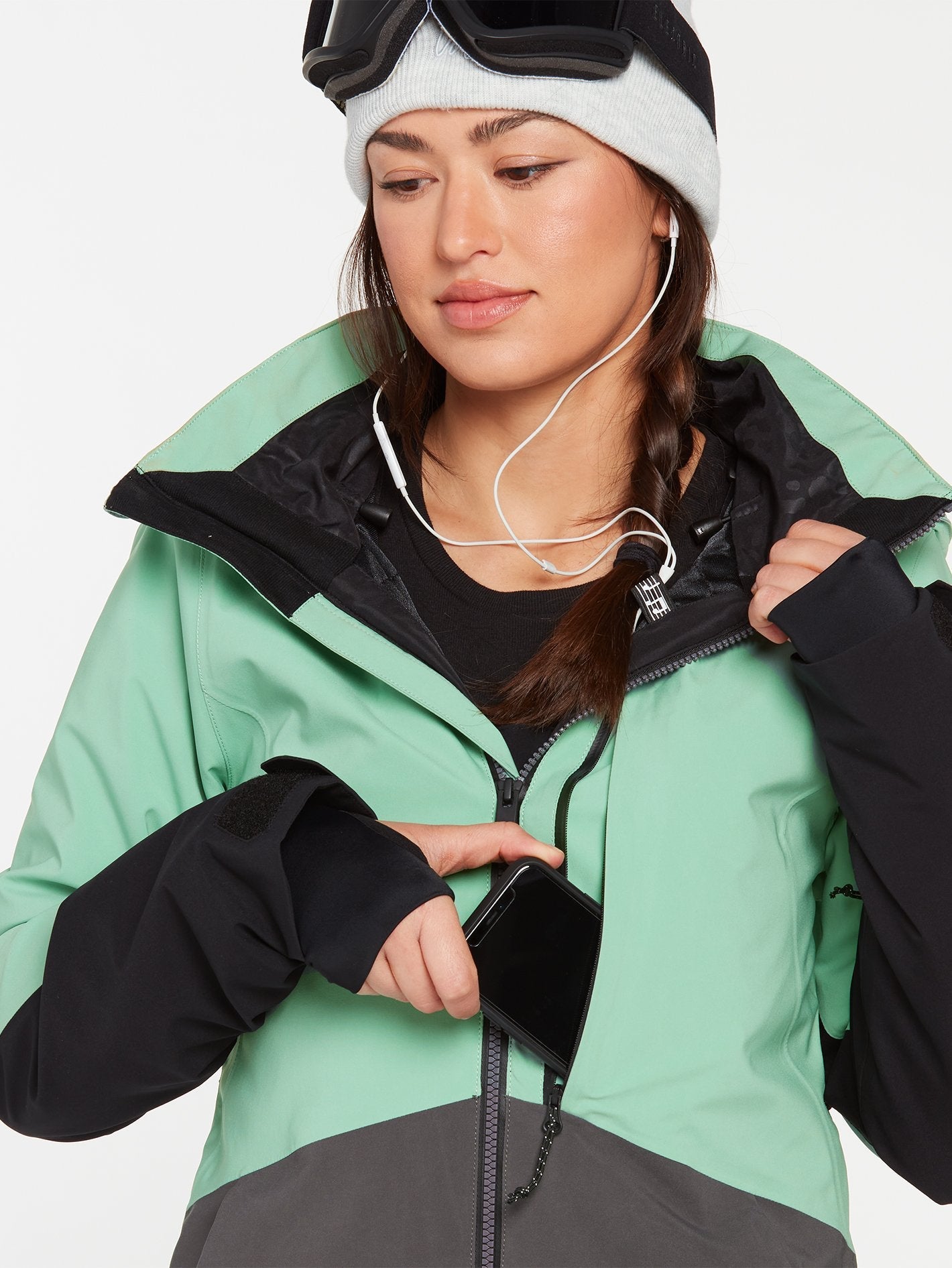 3D Stretch Gore-Tex Schneejacke - MINT