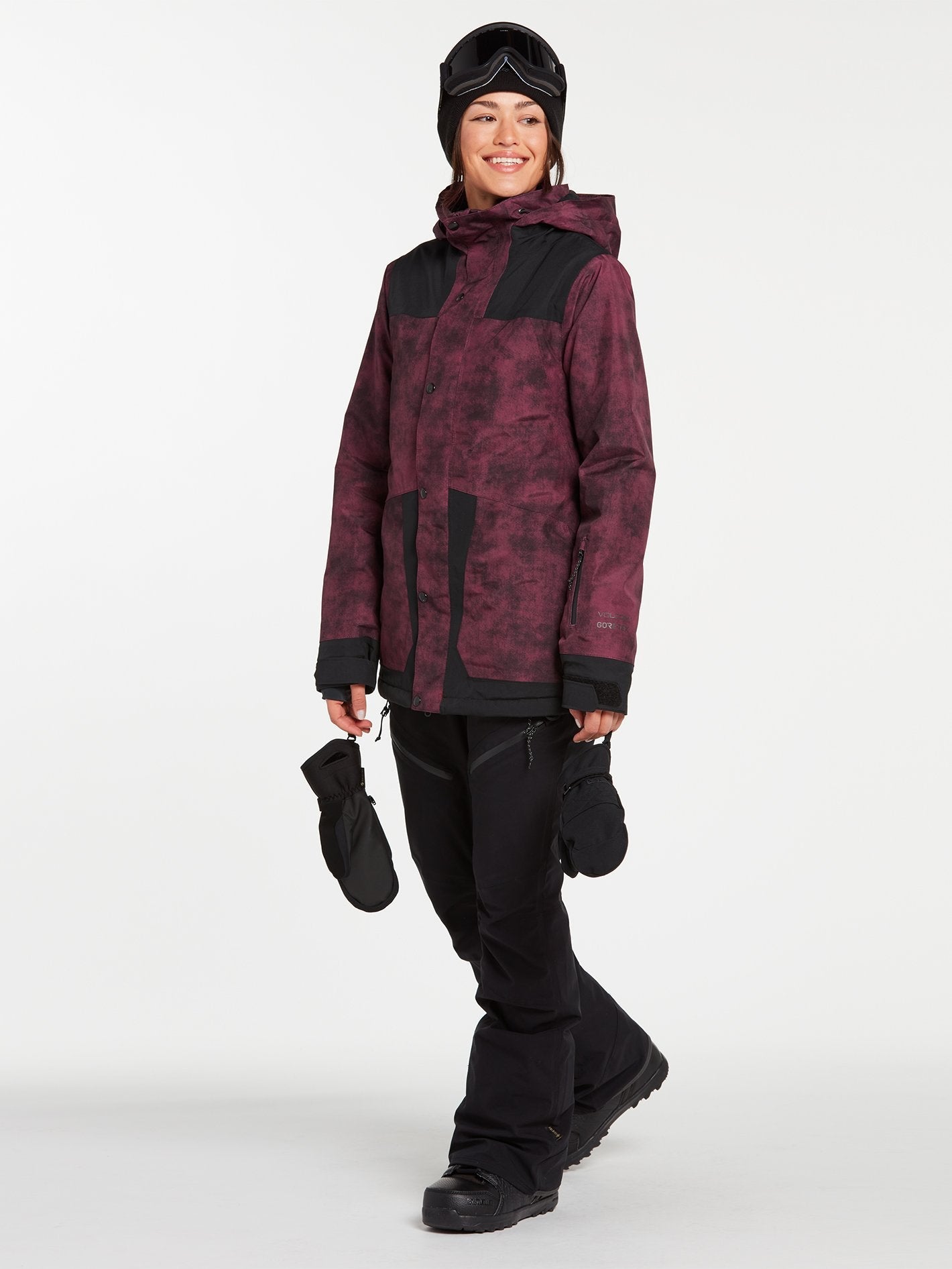 Ell Insulated Gore-Tex Snow Jacket - ACID MERLOT
