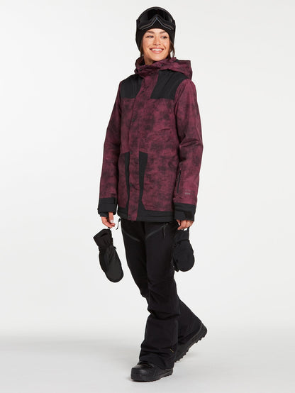Ell Insulated Gore-Tex Snow Jacket - ACID MERLOT
