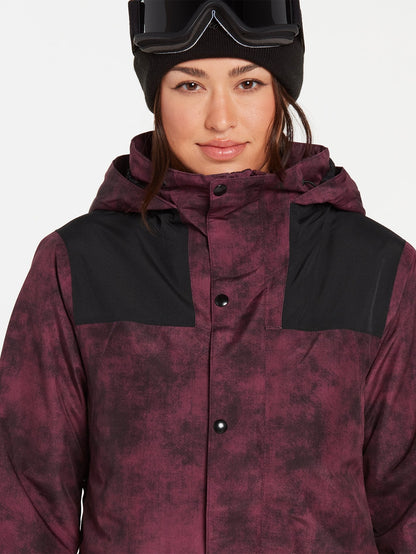Ell Insulated Gore-Tex Snow Jacket - ACID MERLOT