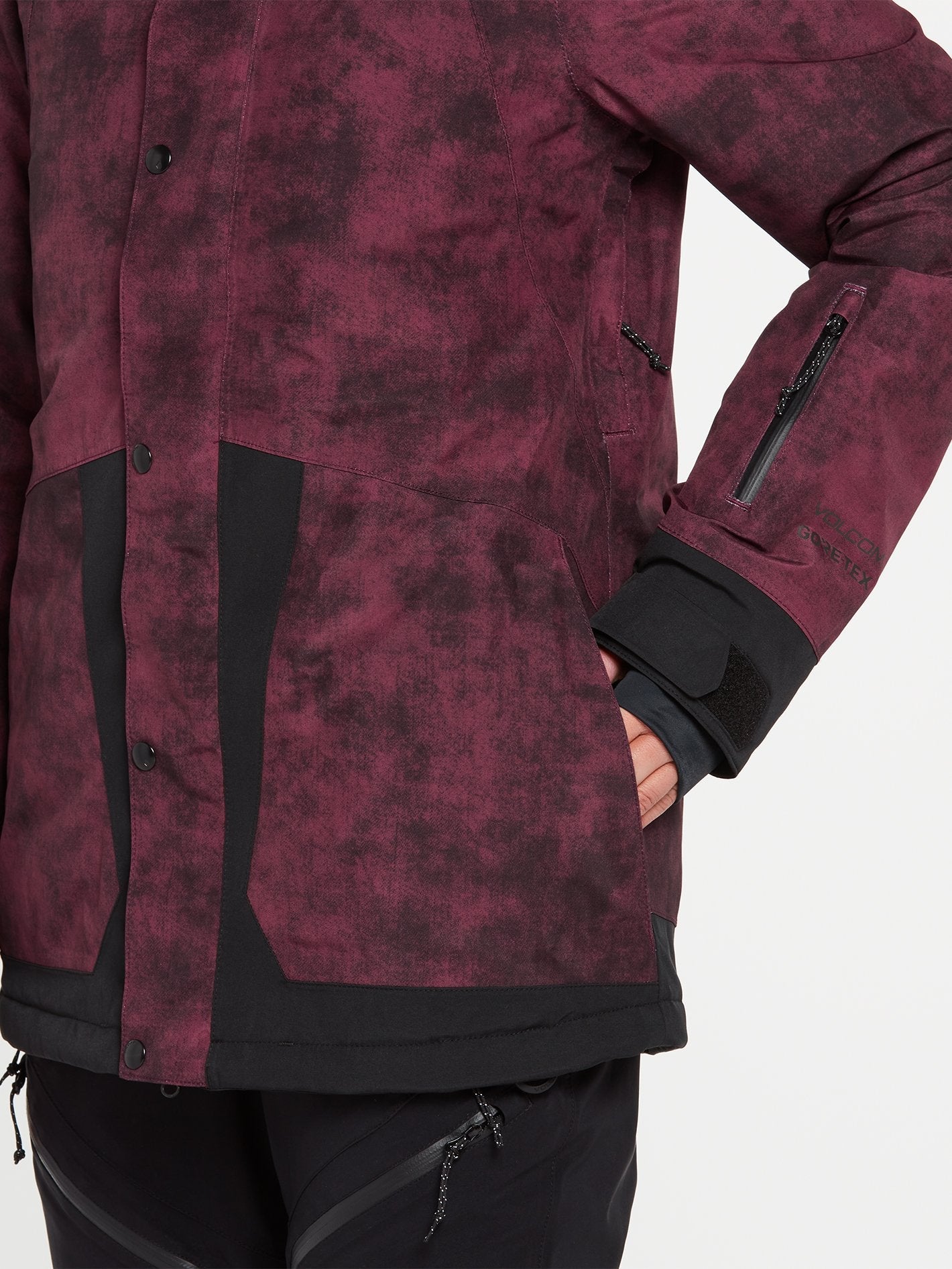 Ell Insulated Gore-Tex Snow Jacket - ACID MERLOT