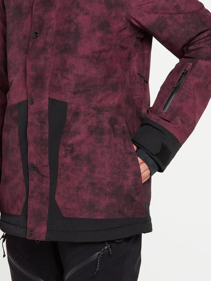 Ell Insulated Gore-Tex Snow Jacket - ACID MERLOT