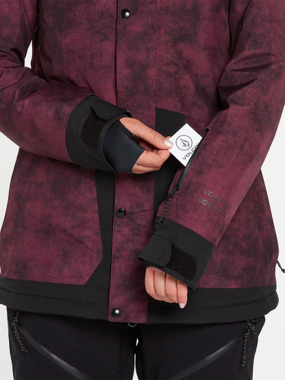 Ell Insulated Gore-Tex Snow Jacket - ACID MERLOT
