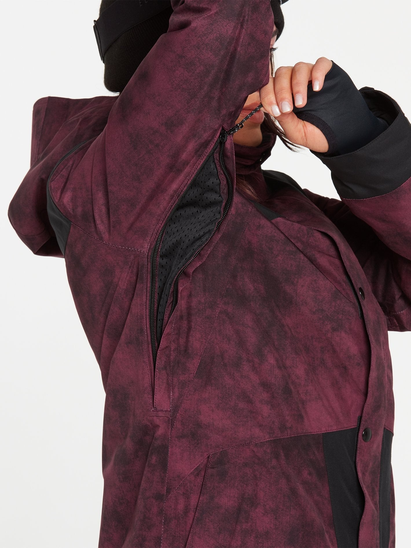 Ell Insulated Gore-Tex Snow Jacket - ACID MERLOT