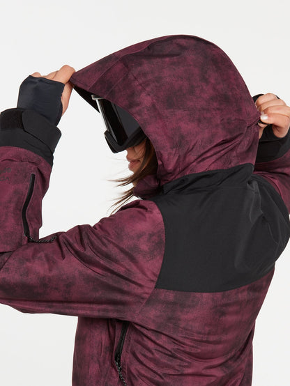 Ell Insulated Gore-Tex Snow Jacket - ACID MERLOT